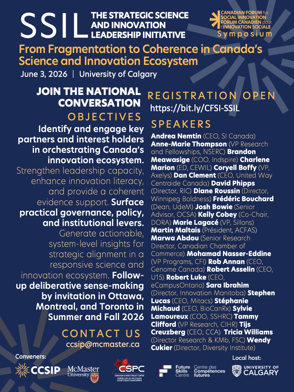 The Strategic Science and Innovation Leadership Initiative (SSIL)